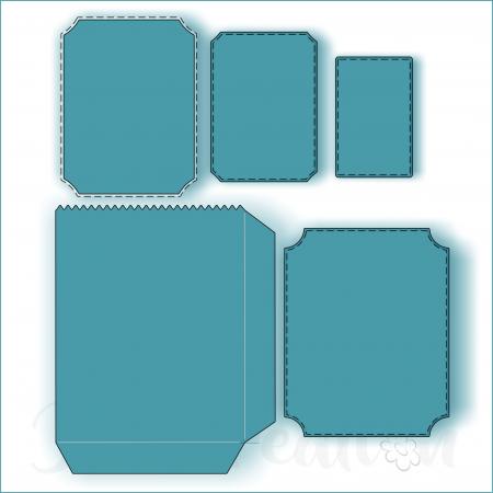 Stanzschablone - Minitüte